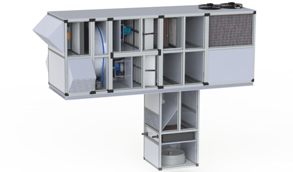 Крышные кондиционеры Т-образного типа